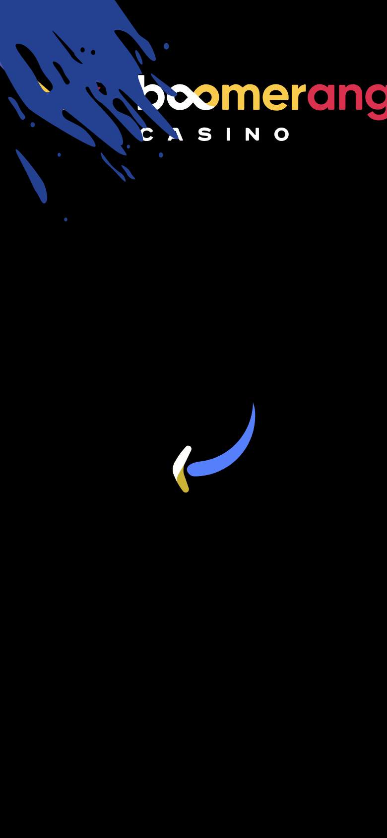 Boomerang — tilbudsside