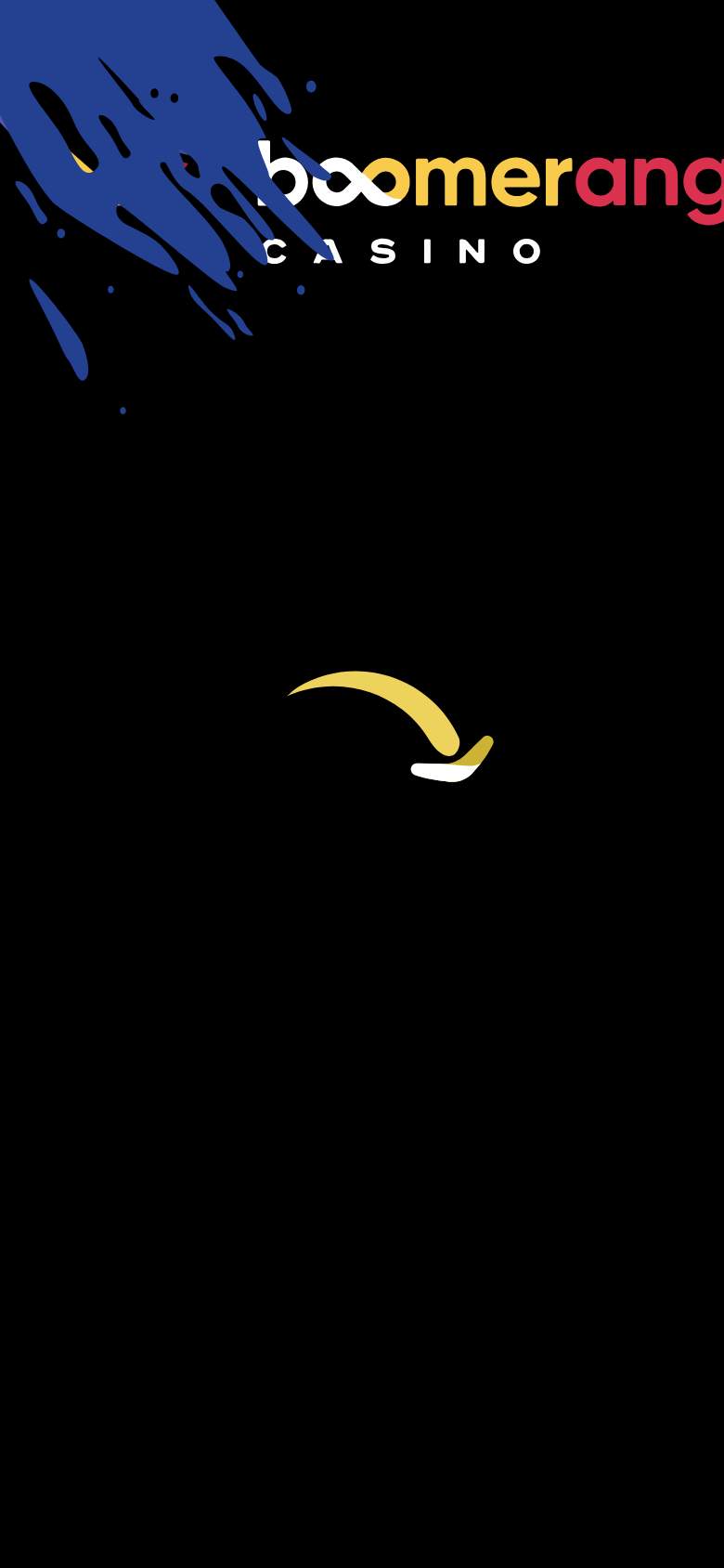 Boomerang — registrering