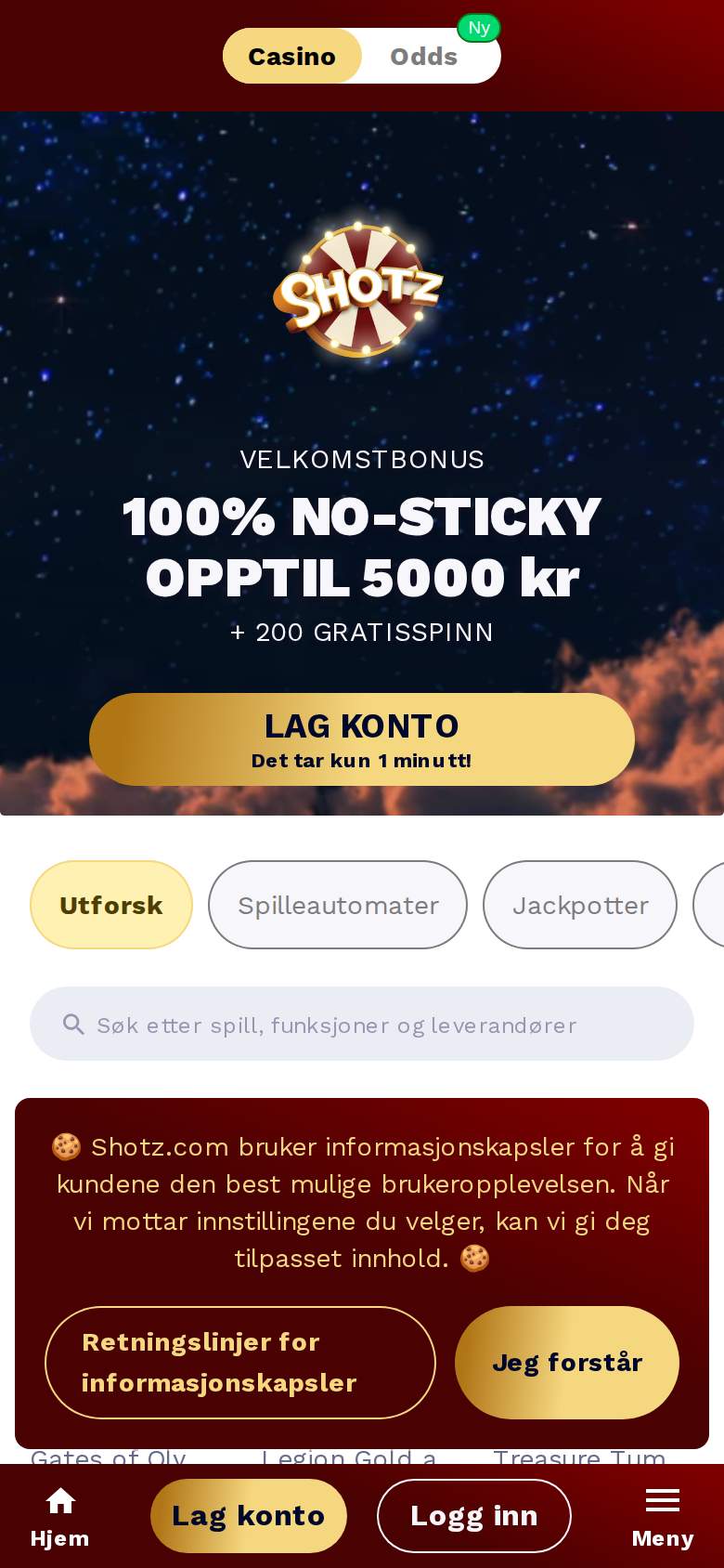 Shotz — spillobby