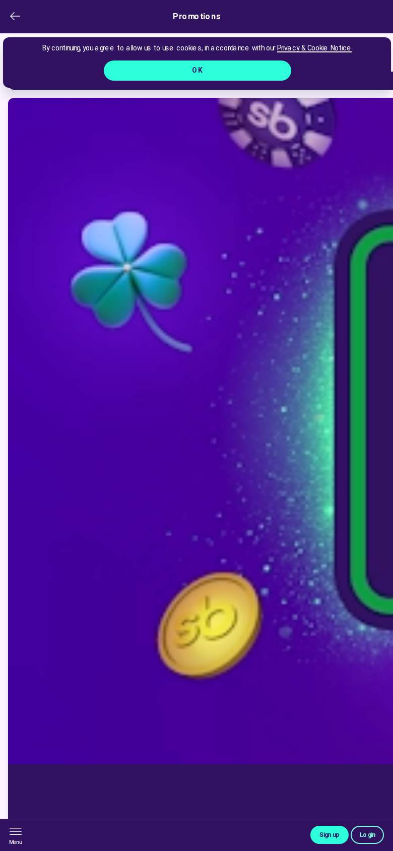 Slotbox — tilbudsside